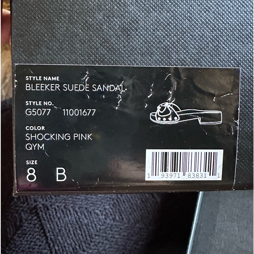 Bleeker Suede Coach slides (clogs) Color - Shocking Pink